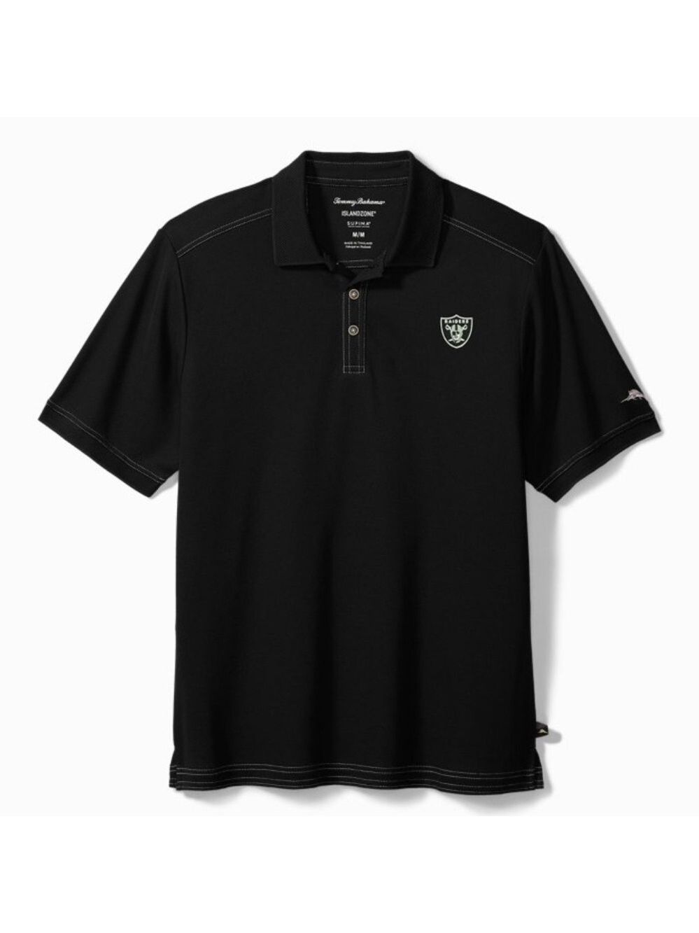 Tommy Bahama Las Vegas Raiders NFL Emfielder IslandZone Polo Shirt - Size Large